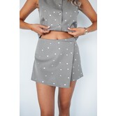 Skort taupe | Famke