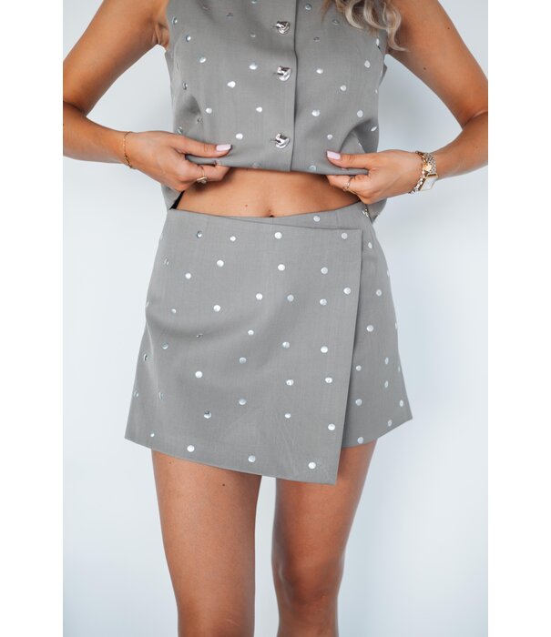 La Rebelle Skort taupe | Famke