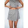 Skort taupe | Famke