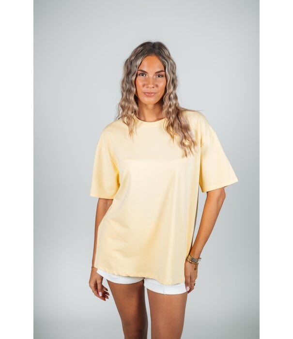 La Rebelle T-shirt geel | Evy