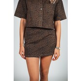 Rokje leopard | Ginny