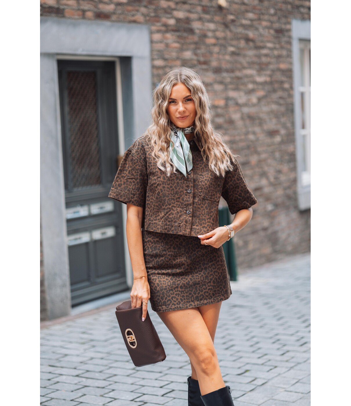 Rokje leopard | Ginny