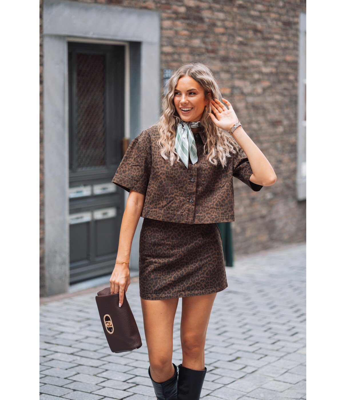 Rokje leopard | Ginny