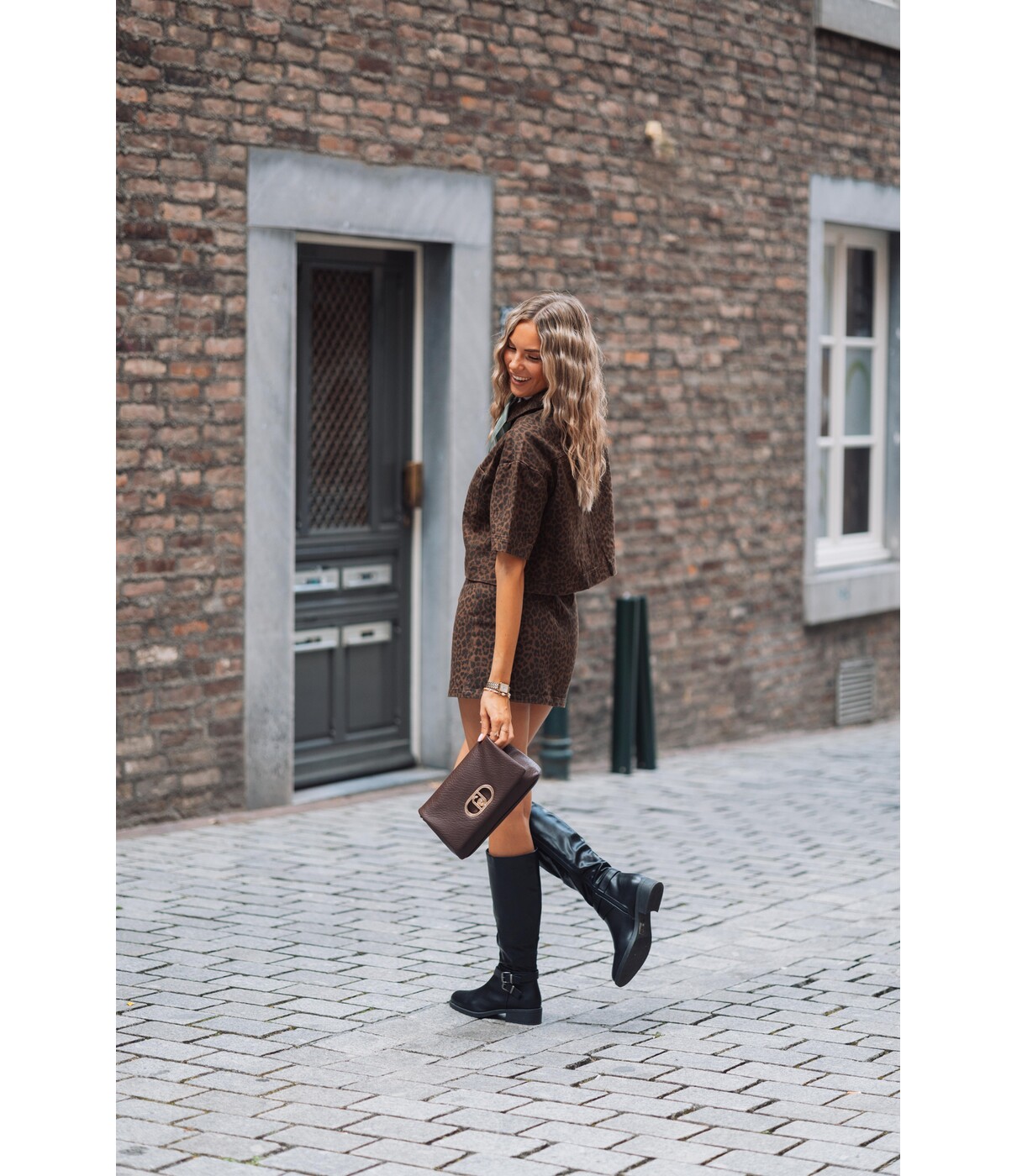 Rokje leopard | Ginny