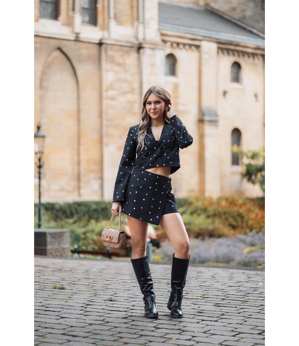 La Rebelle Skort zwart | Famke