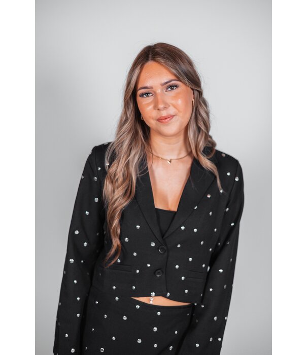 La Rebelle Blazer zwart | Famke