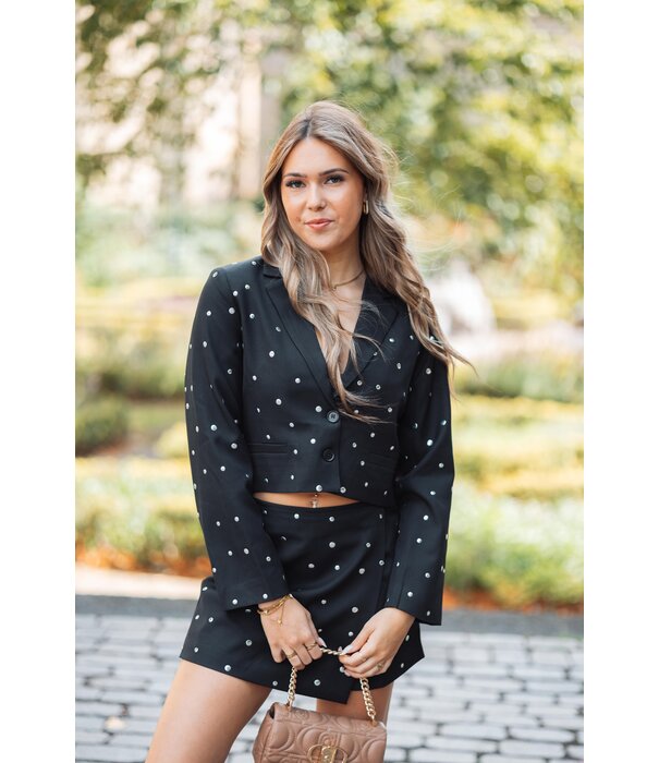 La Rebelle Blazer zwart | Famke