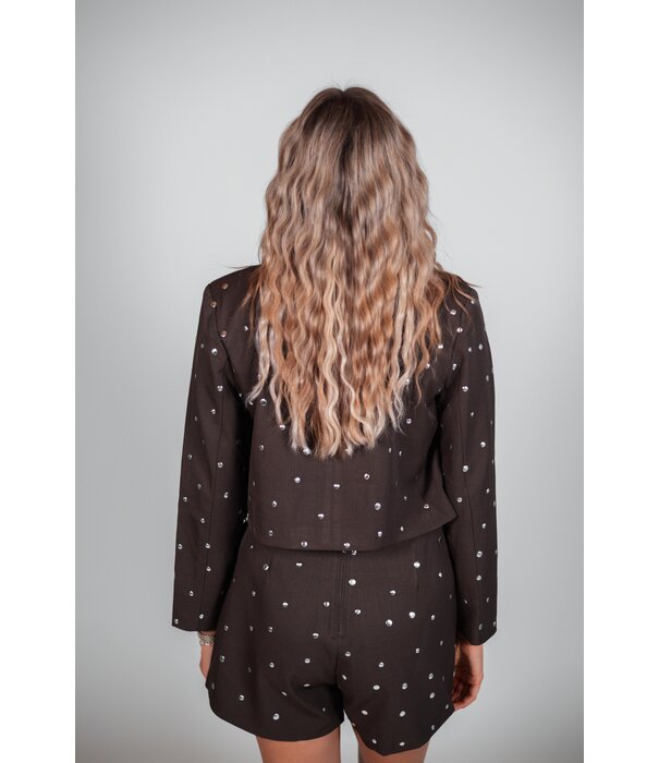 La Rebelle Blazer bruin | Famke