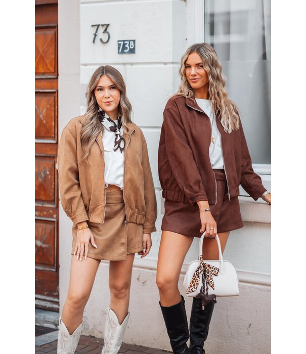 La Rebelle Skort bruin | Kiki