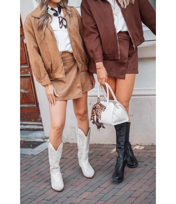 La Rebelle Skort camel | Kiki