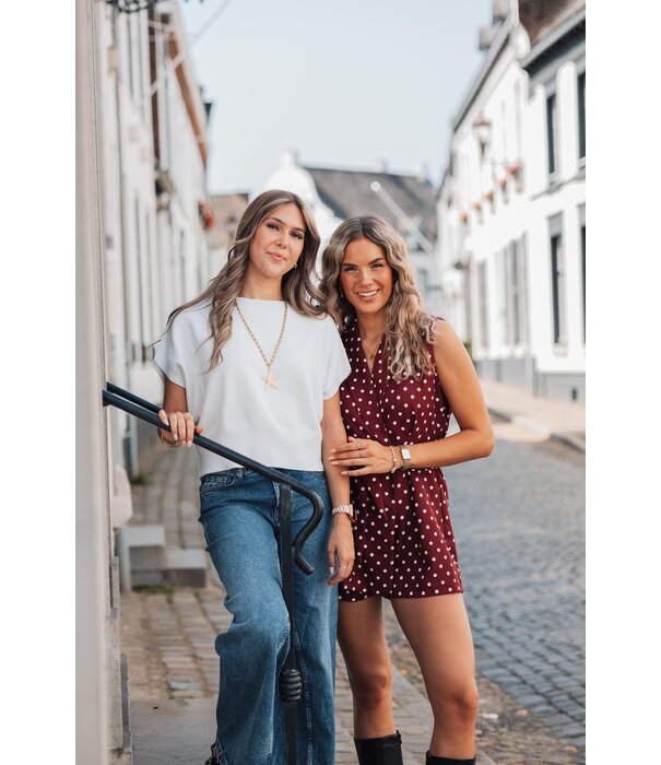 La Rebelle Jeans wide leg dark denim | Gwenn