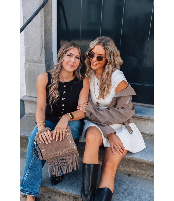 La Rebelle Gilet zwart | Sascha