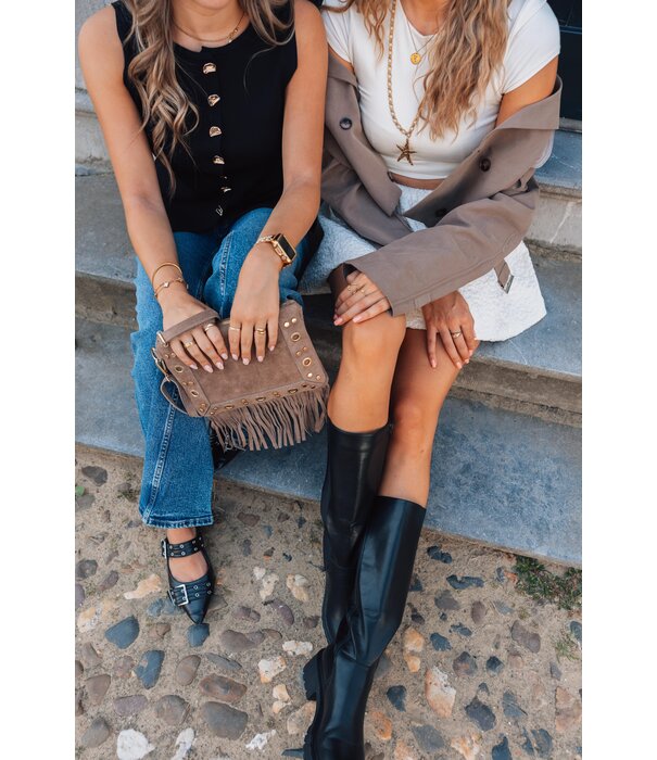 La Rebelle Gilet zwart | Sascha