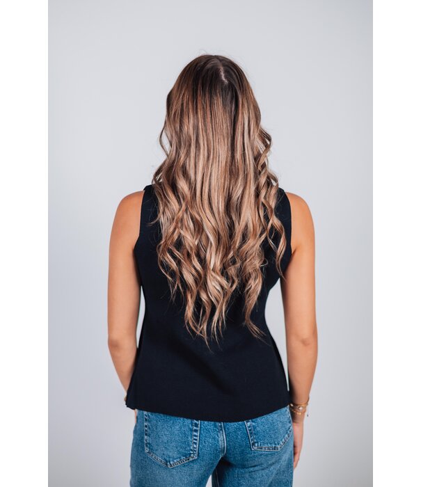 La Rebelle Gilet zwart | Sascha