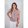 Gilet taupe | Sascha