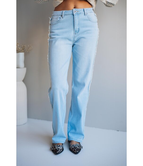 Fluresk Fluresk Celin pants | denim light blue