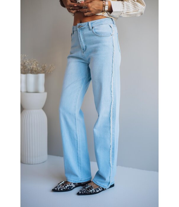 Fluresk Fluresk Celin pants | denim light blue