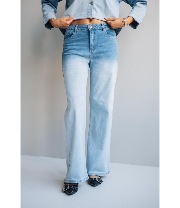 Fluresk Fluresk Adalain pants | denim light blue