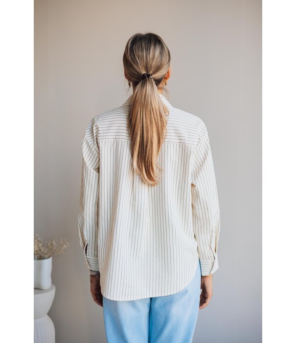 Fluresk Fluresk Lunara blouse | vanilla
