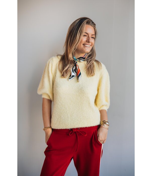 Fluresk Fluresk Moraine knit top | vanilla