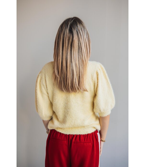 Fluresk Fluresk Moraine knit top | vanilla
