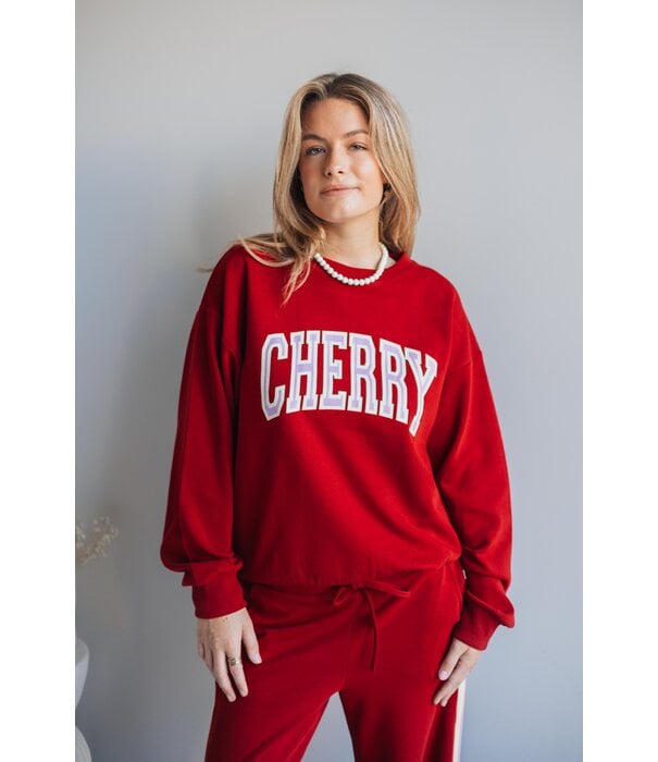 Fluresk Fluresk Senara sweater | rhubarb