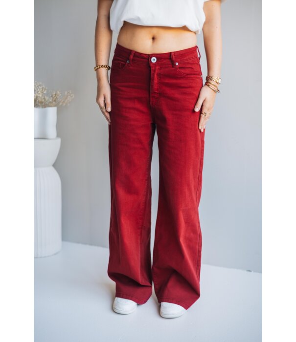 Fluresk Fluresk Verina pants | rhubarb
