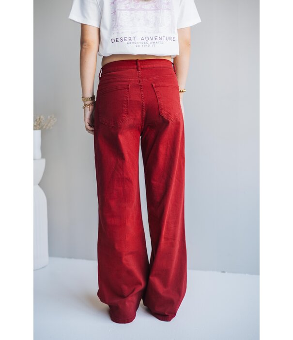 Fluresk Fluresk Verina pants | rhubarb