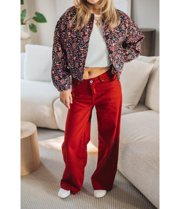 Fluresk Fluresk Verina pants | rhubarb