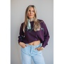 Fluresk Veraline knit sweater | dark purple