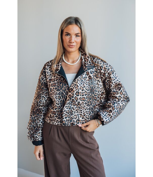 Studio Amaya Studio Amaya Feline jacket | leopard print