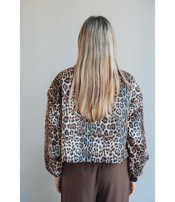 Studio Amaya Studio Amaya Feline jacket | leopard print