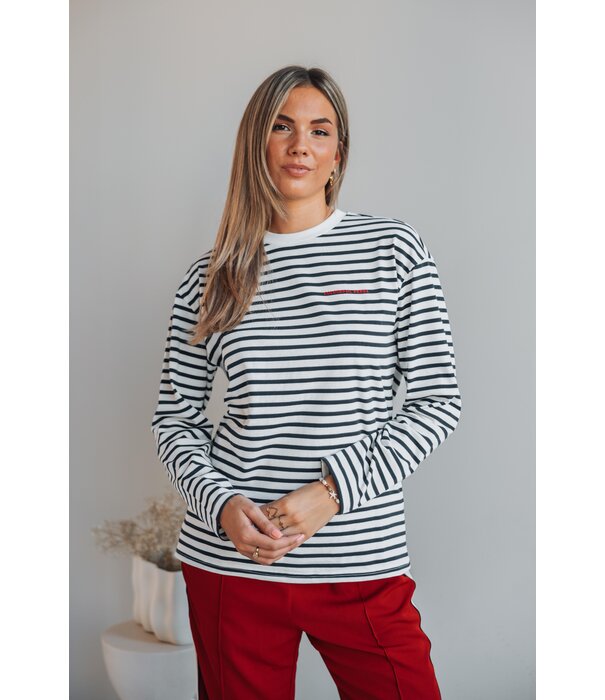Colourful Rebel Colourful Rebel Bold logo longsleeve | off white