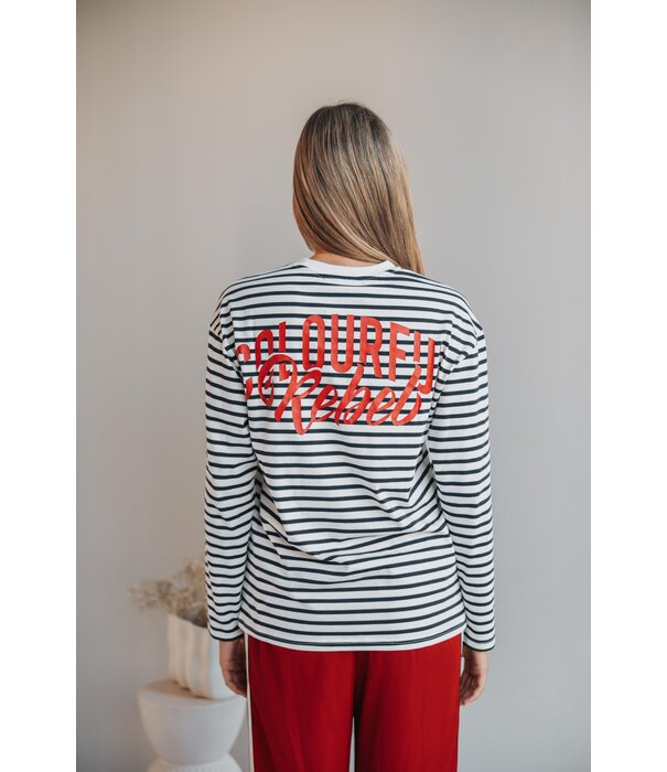 Colourful Rebel Colourful Rebel Bold logo longsleeve | off white