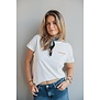 Colourful Rebel flower t-shirt | standard white