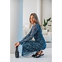 Colourful Rebel Maude paisley mesh dress | denim blue