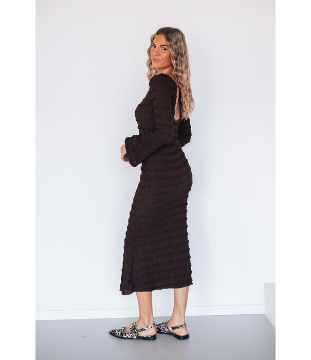 La Rebelle Jurk bruin | Maeve