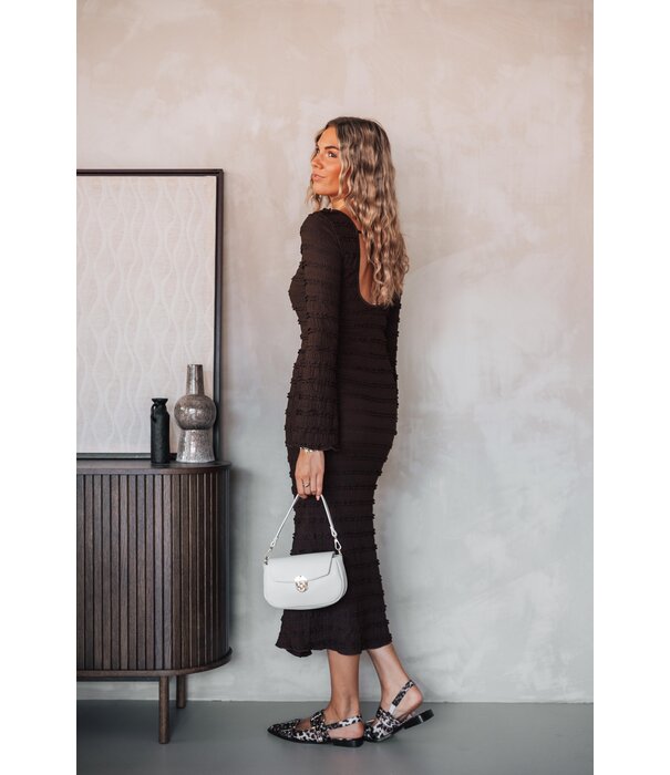 La Rebelle Jurk bruin | Maeve