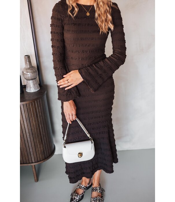 La Rebelle Jurk bruin | Maeve