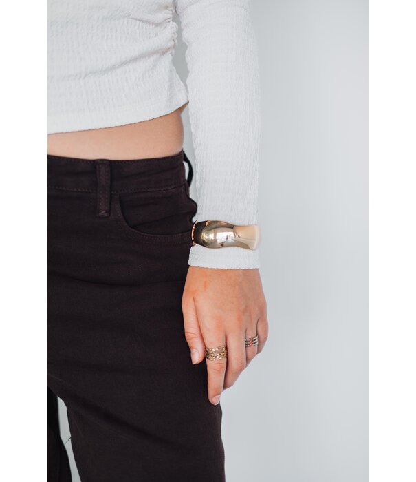 La Rebelle Armband bangle | goud