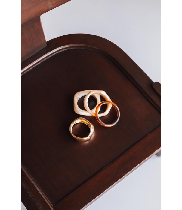 La Rebelle Armband bangle | goud