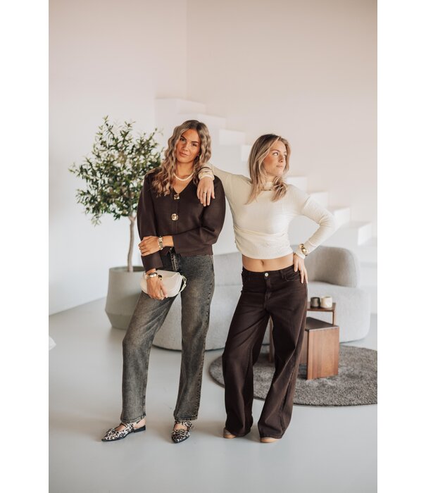 La Rebelle Top off white | Mia
