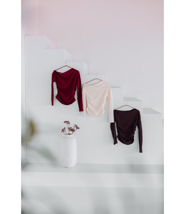 La Rebelle Top off white | Mia