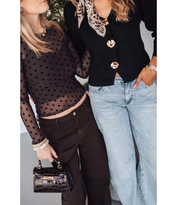 La Rebelle Top zwart | Danique