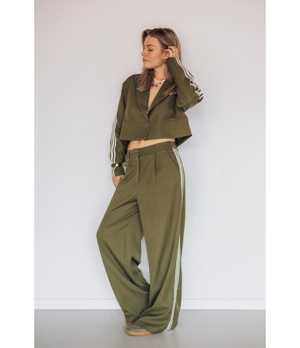 La Rebelle Blazer groen | Rosie