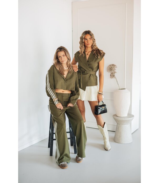La Rebelle Blazer groen | Rosie