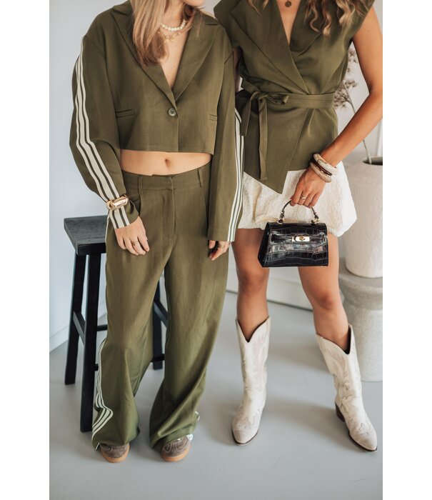 La Rebelle Blazer groen | Rosie