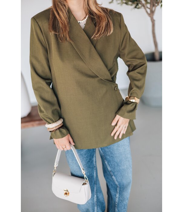 La Rebelle Blazer groen | Chloe