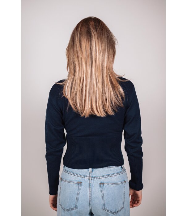 La Rebelle Vest navy blauw | Manou