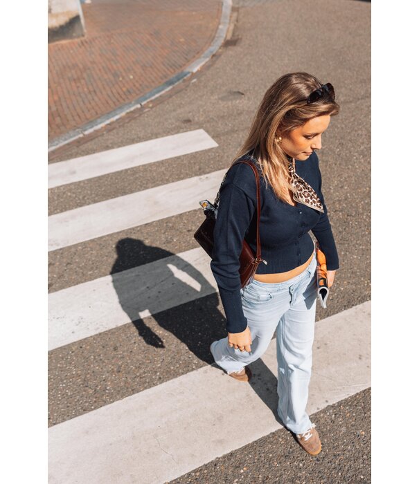 La Rebelle Vest navy blauw | Manou